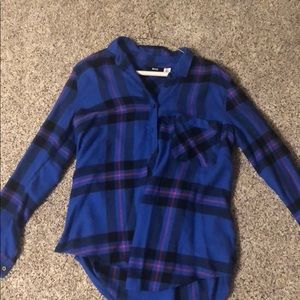 Blue, black, and pink flannel from Urban